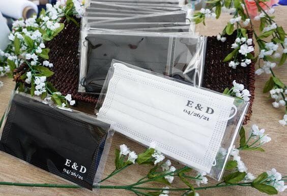 CUBREBOCAS INVITADOS BODA COVID