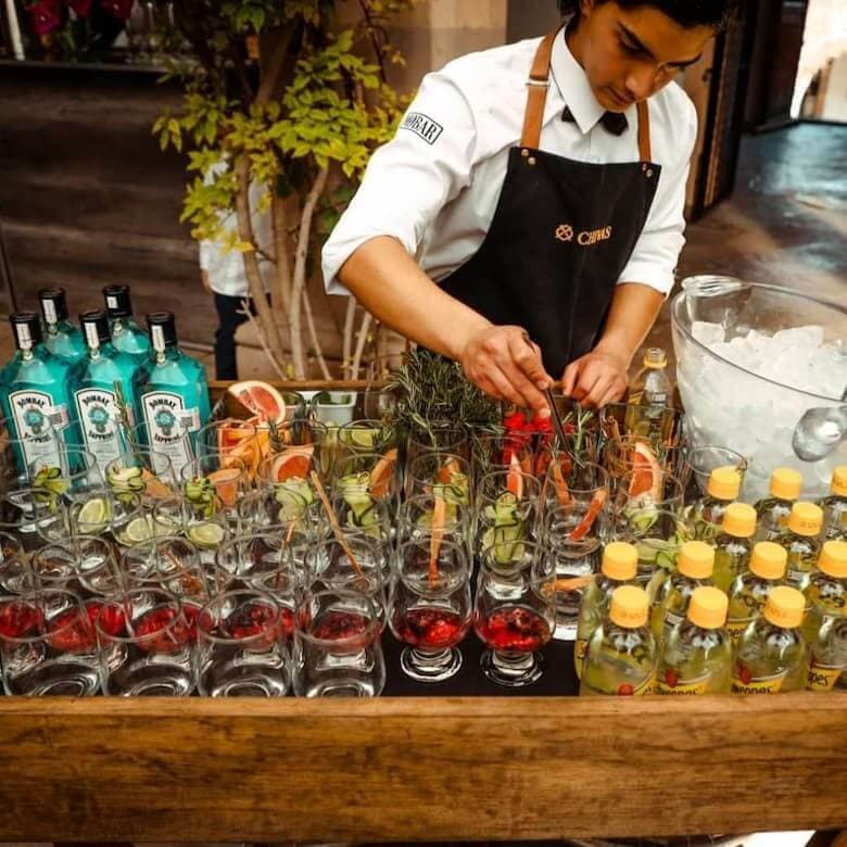 Como calcular las bebidas en una boda