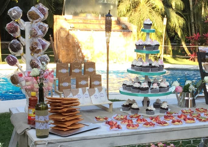 Mesa de dulces para boda