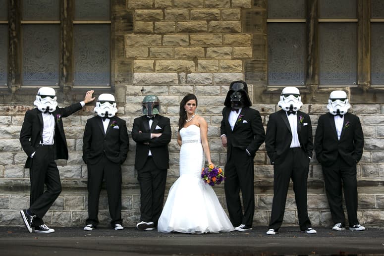 Boda al estilo star wars