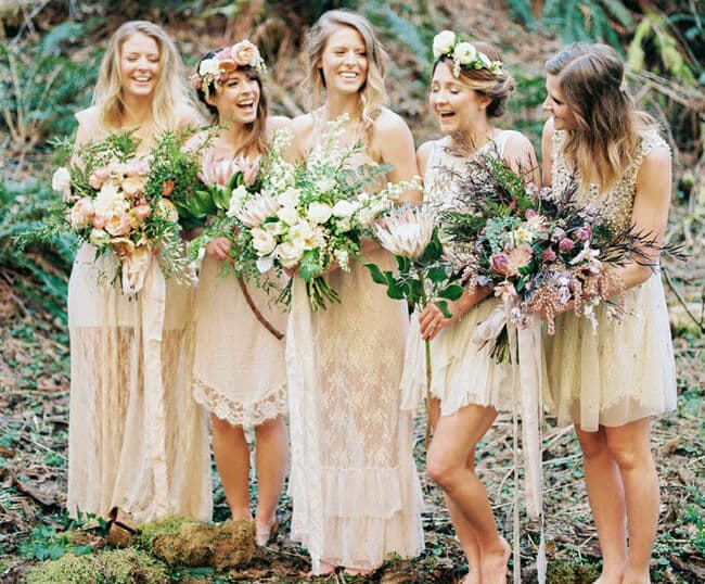 Colores para vestidos de damas de honor
