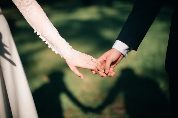 de novios a esposos