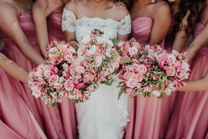 Boda con tematica rosa