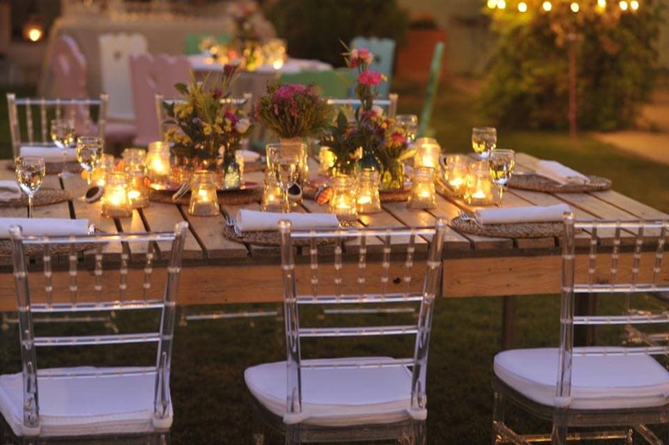 boda con velas