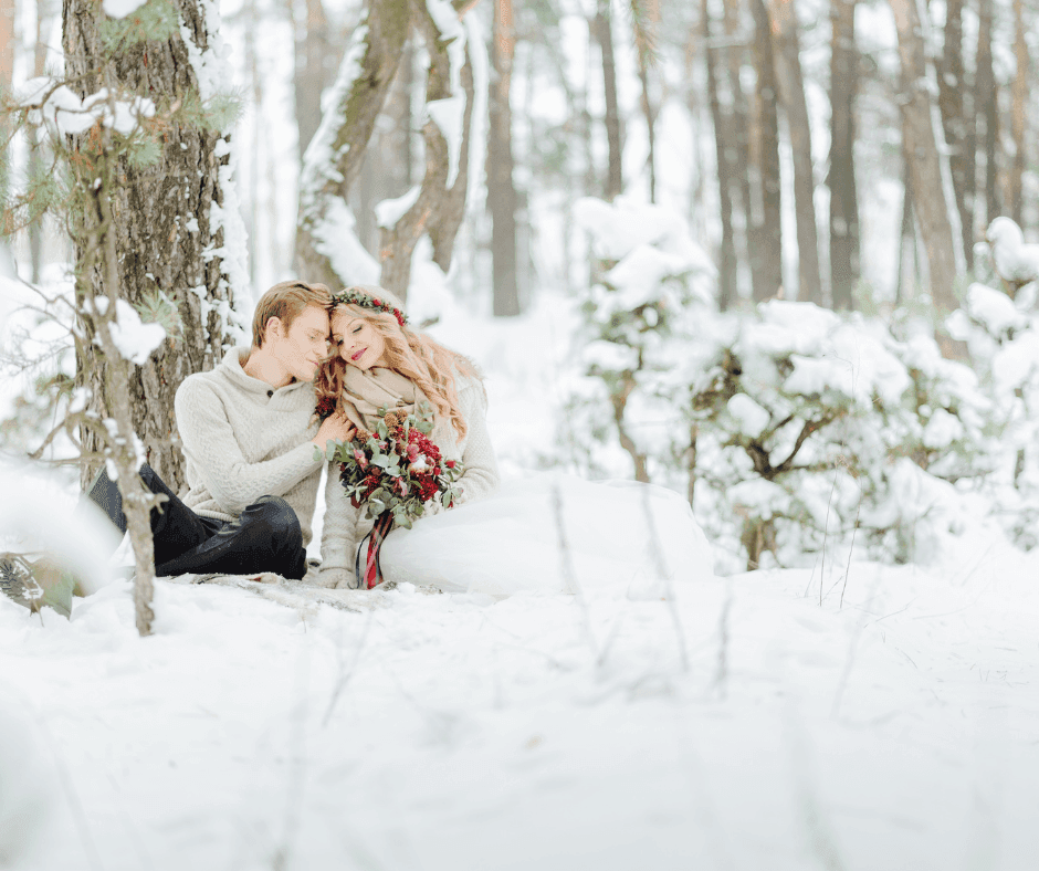 boda en la nieve