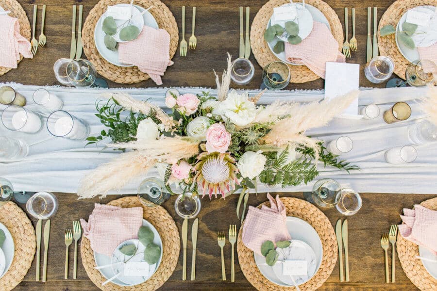 recepción de boda formall