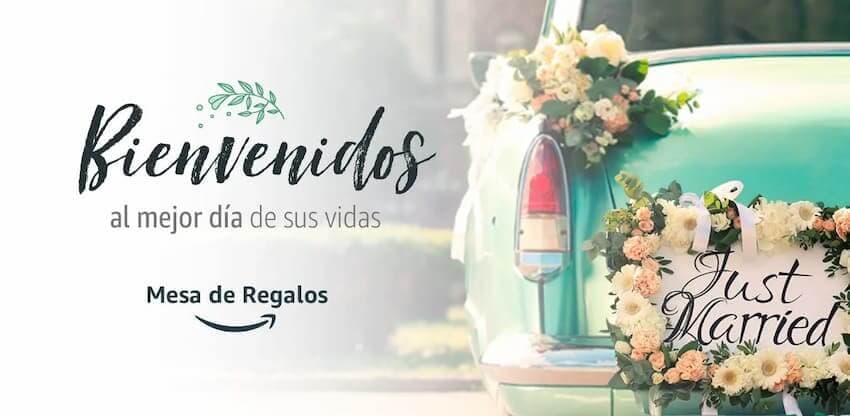 Mesa de regalos amazon