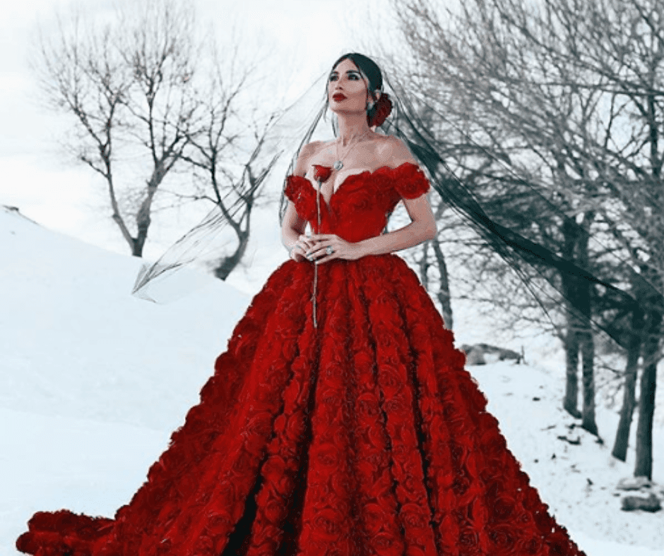 vestido rojo